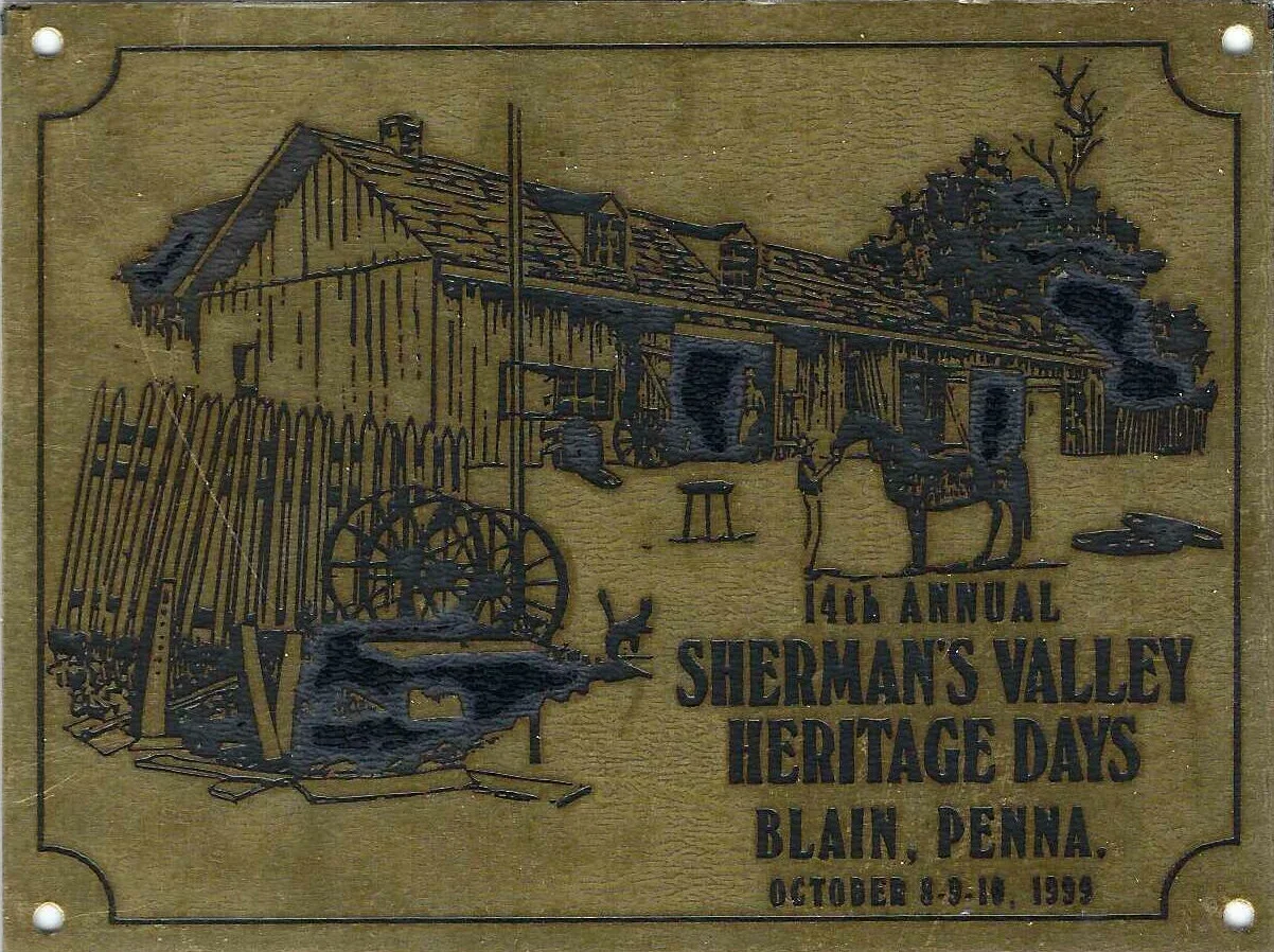 Sherman's Valley Heritage Days 1986 Commemorative Plate