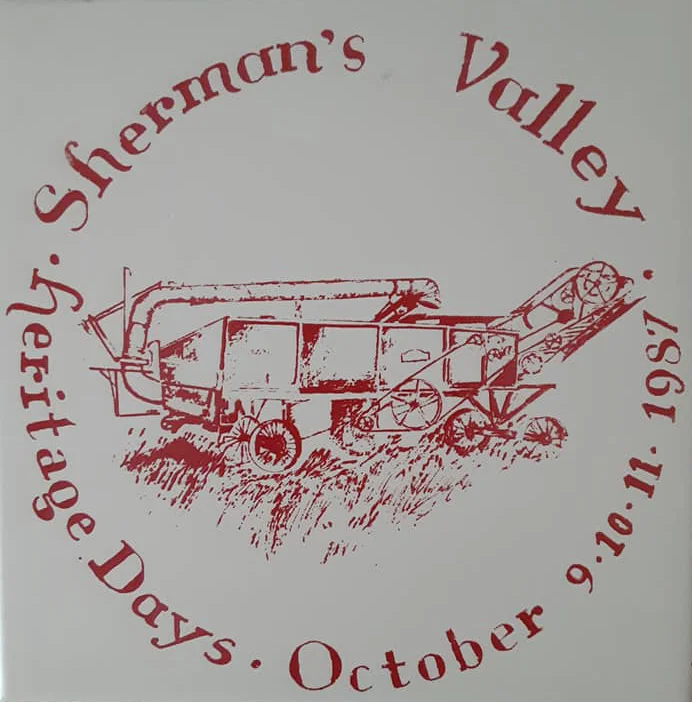 Sherman's Valley Heritage Days 1987 Commemorative Plate