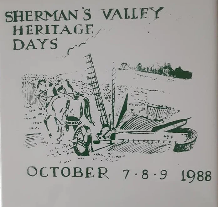 Sherman's Valley Heritage Days 1988 Commemorative Plate