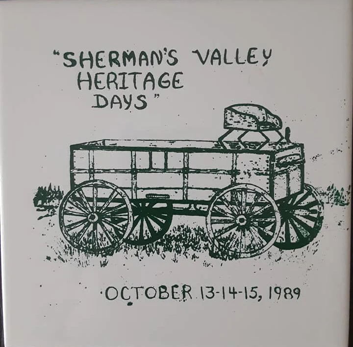 Sherman's Valley Heritage Days 1989 Commemorative Plate