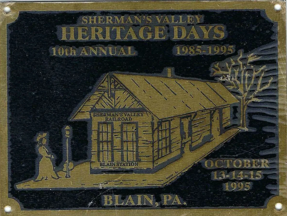 Sherman's Valley Heritage Days 1995 Commemorative Plate