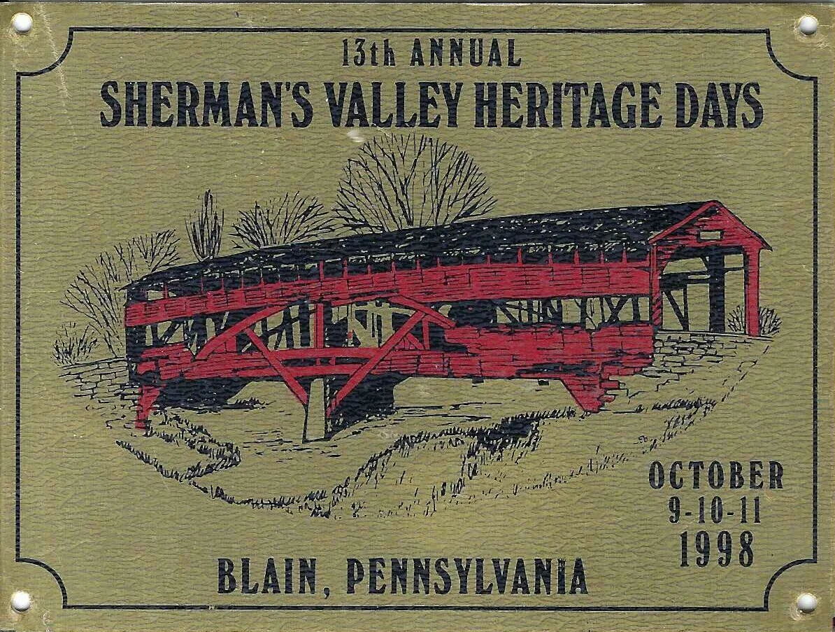 Sherman's Valley Heritage Days 1998 Commemorative Plate