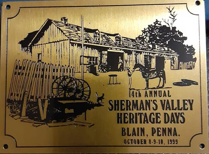 Sherman's Valley Heritage Days 1999 Commemorative Plate