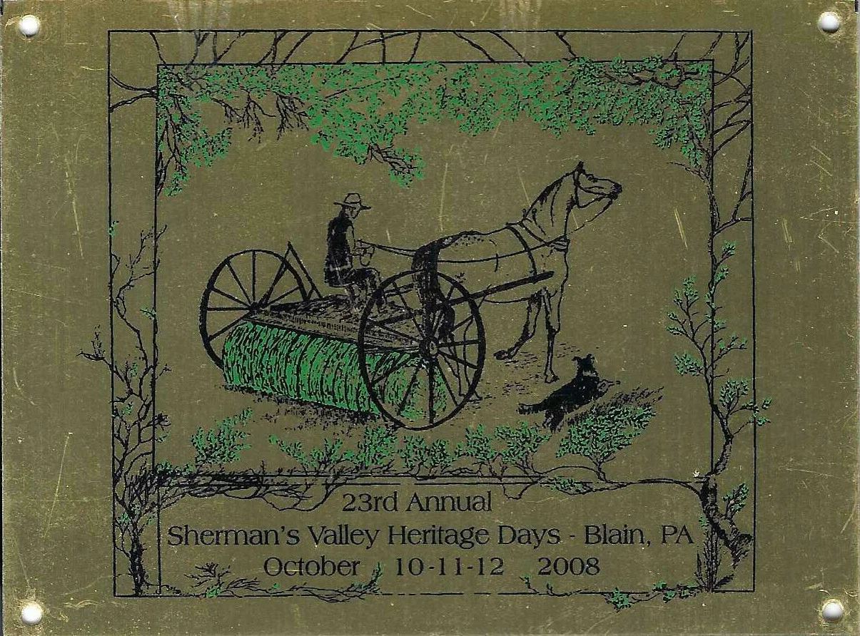 Sherman's Valley Heritage Days 2008 Commemorative Plate