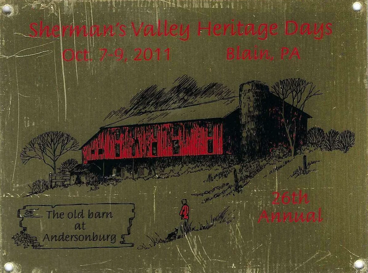 Sherman's Valley Heritage Days 2011 Commemorative Plate