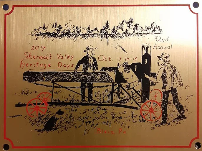 Sherman's Valley Heritage Days 2017 Commemorative Plate
