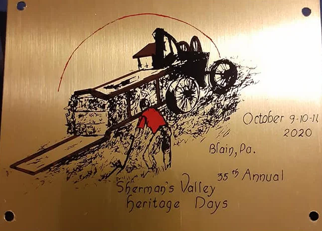 Sherman's Valley Heritage Days 2020 Commemorative Plate