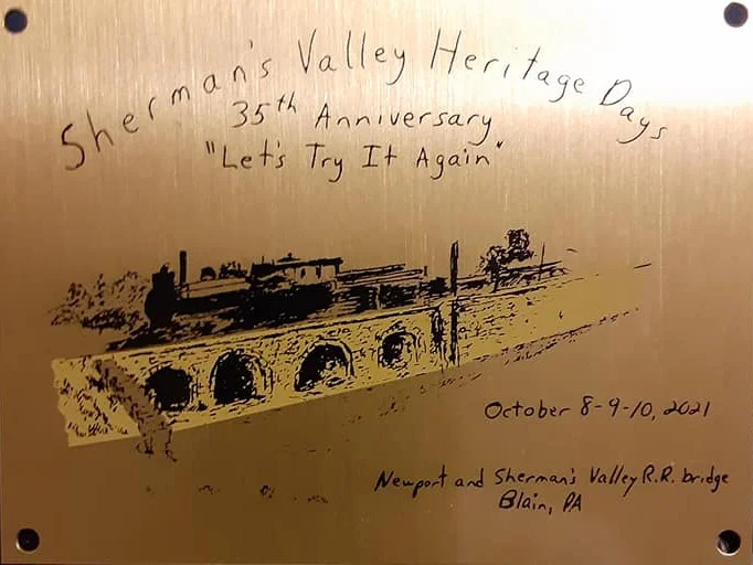 Sherman's Valley Heritage Days 2021 Commemorative Plate